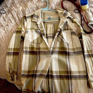 Old Navy size large plaid dress